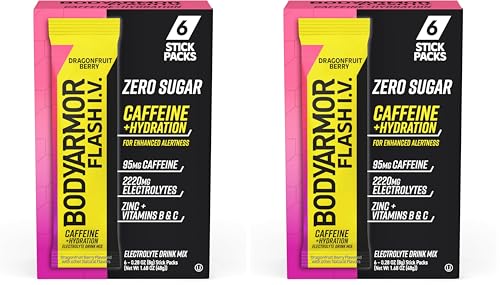 BODYARMOR Caffeinated Flash I.V. Packets