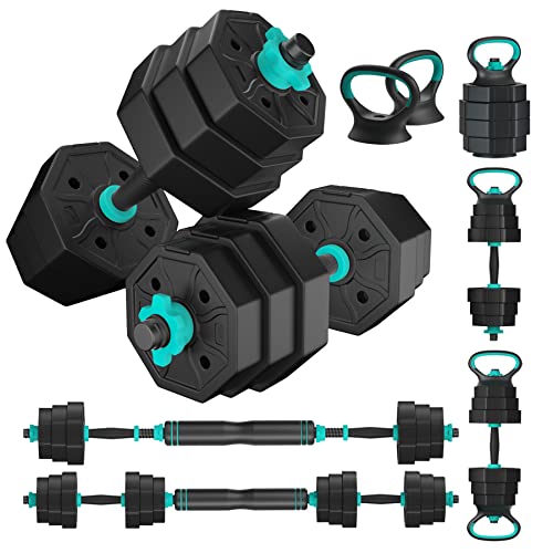 Set Kettlebell 3 Pezzi - 5, 10, 15 Lbs (2,2kg, 4,5kg, 6,8kg) Con Supporto, Nero