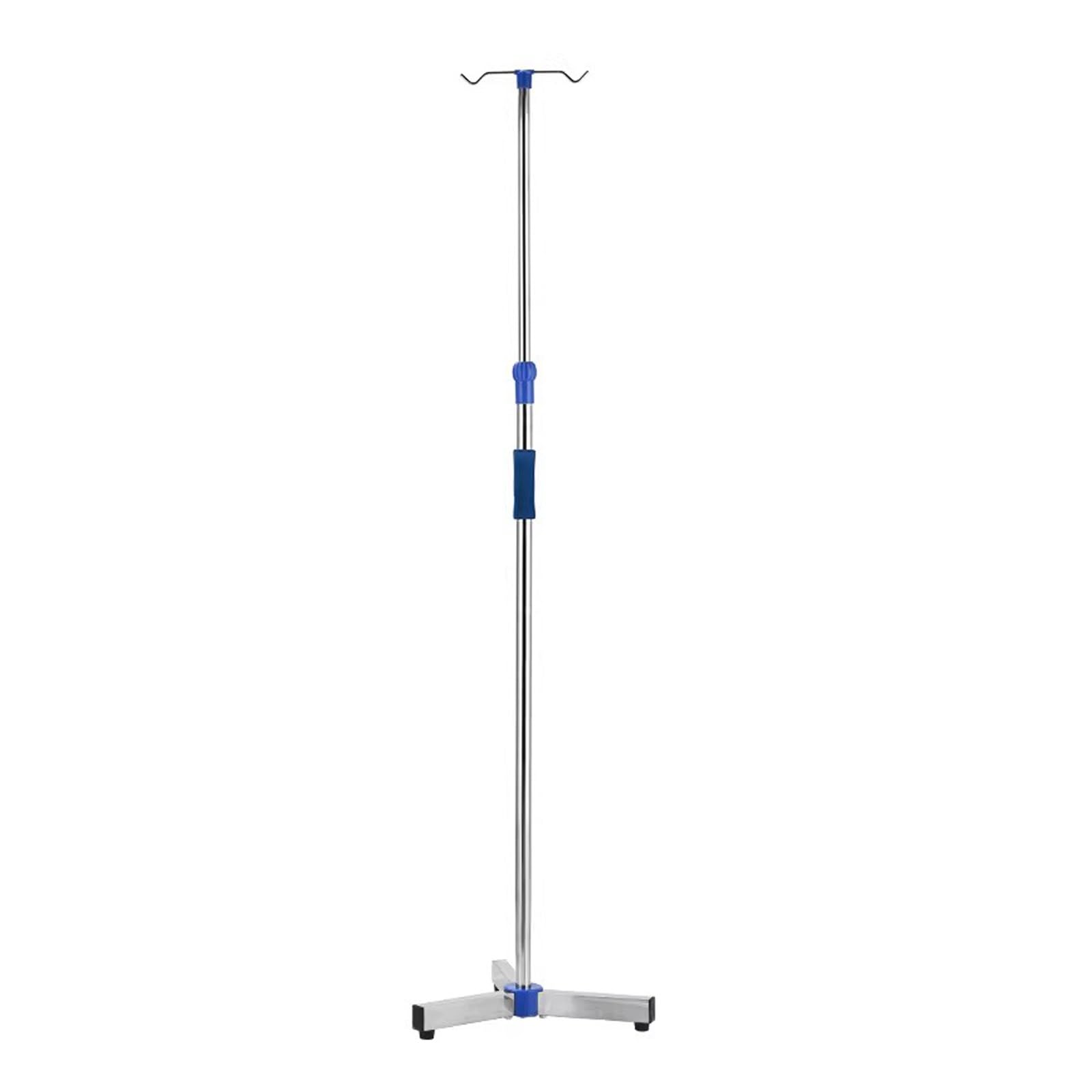 Postes de Suero Portátiles, Soporte for Bolsa de Suero, Altura Ajustable de Pie, for Hospital y Hogar(2 Hooks)