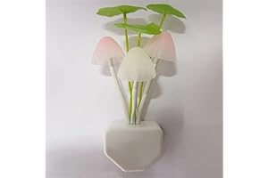 Sensor LED Night Light, Color Changing Mushroom Night Lamp for Babies