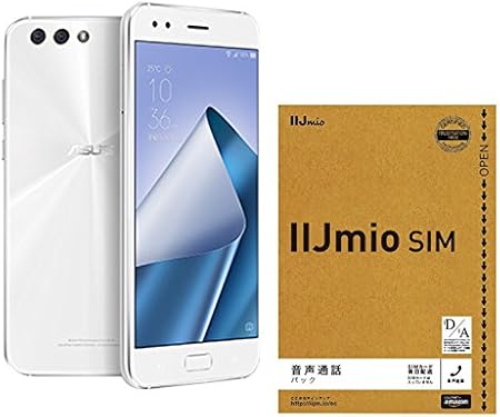 Amazon Amazon Co Jp 限定 Zenfone4カスタマイズモデル ムーンライトホワイト Iijmio みおふぉん Simカード 音声通話パック付 Ze554kl Wh64s4i Wht Bun 家電 カメラ オンライン通販