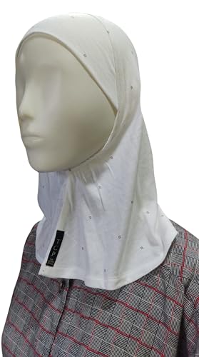Image of TCP Women's Ninja Beige Jersey Cap, under scarf Neck Covering Hijab Tube cap Age 16+ years