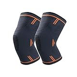 1▶ Stabilisierend: Die Kniebandagen schützen und unterstützen das Gelenk und verschaffen so Stabilität und Halt. So wird ein Wegknicken zur Seite oder eine Verletzung des Gelenks, der Muskeln oder Sehnen minimiert.