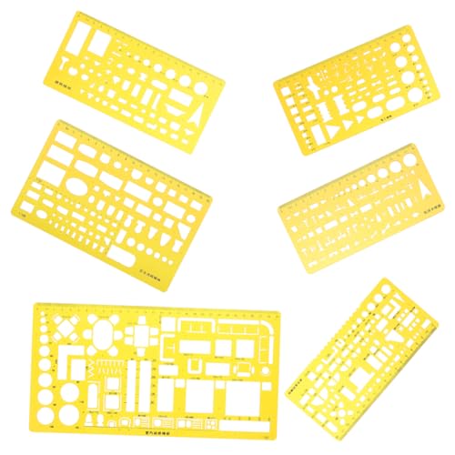 DECHOUS �`��e���v���[�g��K 6���Z�b�g ���z�􉽊w�L�b�g �v���X�`�b�N���N���A������ ���@�\�`��X�e���V�� �I�t�B�X �w�Z�p