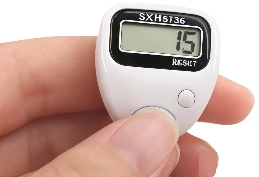 5-Digit Tally Clicker Counter Finger Clicker Ring Electronic Light Digital Counting Machine for Cricket Umpire and Various Counting Purpose (1 Pc - Multicolor)-image-42
