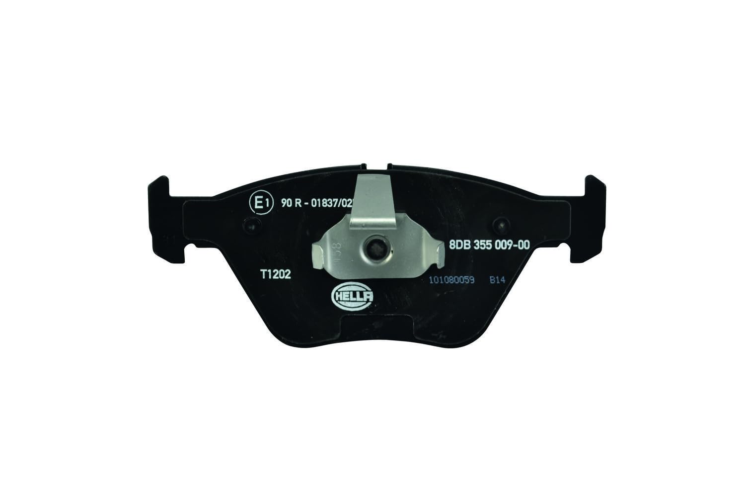 HELLA 8DB 355 009-001 Juego de pastillas de freno - preparado para indicador desgaste - T1202 - por ej. BMW / MG / ROVER / WIESMANN