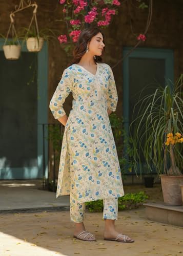 Image of FABNEX kurta set for women | Women Kurti Pant Set (K-Set-1)