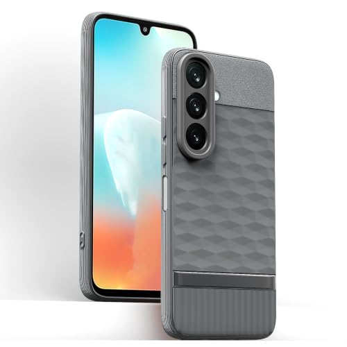 Image of Pikkme Back Cover for Samsung Galaxy M47 5G / A27 5G Camera Protection 3D Hexa Cube Design Silicone Protective Bumper Case (Grey)
