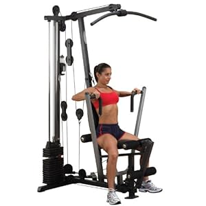 Body-Solid Powerline Adjustable Power Rack – 18-Level Strength Training Heavy-Duty Steel Frame with Safety Rods and Chin-Up Bar for Home Gym, Silver