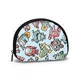 ❤ Portátil: bolsa interior espaciosa que puede guardar fácilmente tarjetas de crédito y algunos billetes y dólares, y no voluminosa en absoluto con un interior dividido para opciones de organización adicionales y facilita la organización de sus monedas desde efectivo, recibos, tarjetas, brillo de labios. y artículos personales.