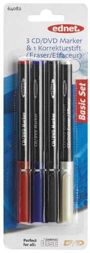 Ednet CD-Marker marqueur - Marqueurs (Multicolore)