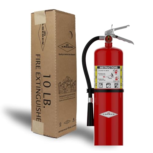 Amerex B456 10 lbs ABC Dry Chemical Fire Extinguisher with Wall Bracket