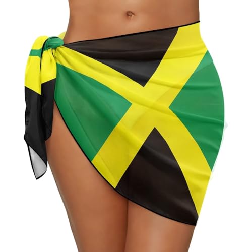 Sarong Wrap Coverups for Women Beach Bikini Quick Dry Cover Up Soft Sheer Chiffon Short Skirt One Size, Easy to tie2