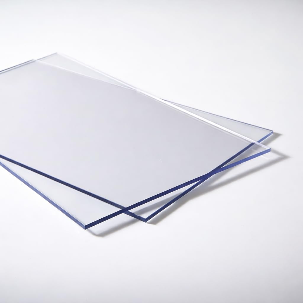 Transparent Acrylic Sheet – High Gloss Sheet for Glass Painting (2 mm) (Pack of 4) – Durable Craft & DIY Raw Material – Protective Film Included (4x4)-image-26