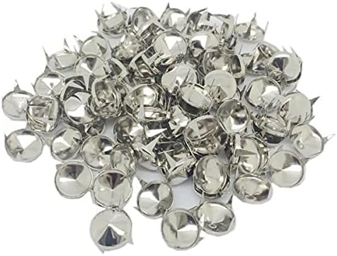 2x100pcs 12mm Cone Spike Metal Stud Rivet Punk Shoes Bag Clothes Accessories-Crafts - Leathercrafts - Leathercraft Accessories - Studs, Rivets & Tacks