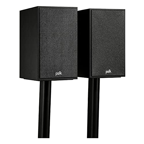 Polk Audio Monitor XT20 Enceintes Compactes Haute Résolution, Compatible Dolby Atmos et DTS:X (Paire) - Noir
