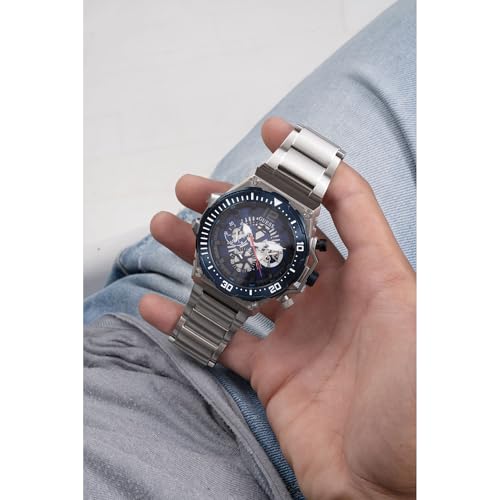 Image of Guess Cut Thru Dial Bracelet Watch