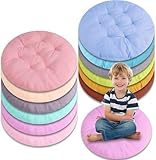 HAOPENGYOU 12 Pcs 16 Inch Floor Pillows Cushions for Kids, Toddlers, Adults - Flexible Seating Pillows for...