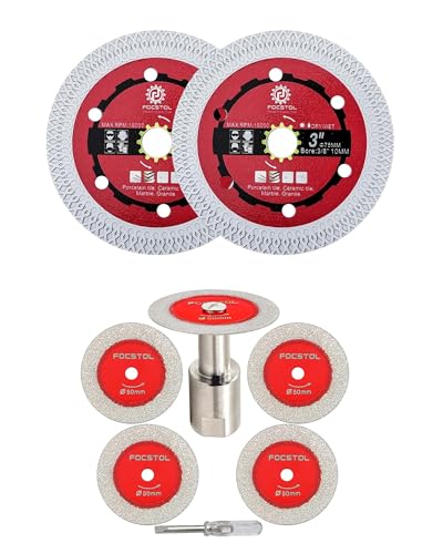 Disque a tronconner verre FOCSTOL pour éviter les éclats sur le carrelage
