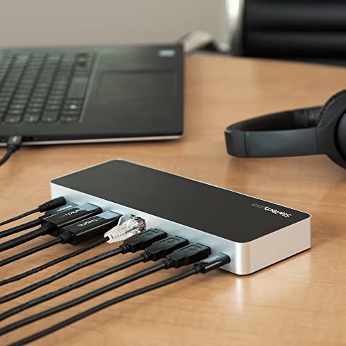 Station d'accueil USB-C double affichage MST PC portable Windows StarTech.com 60W