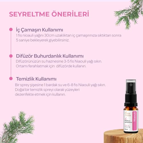 Onka Farma Nioli Uçucu Yağ%100 Doğal Saf Katkısız Aromaterapi Cilt Bakım Yağı Buhurdanlık Kokusu 10 ml
