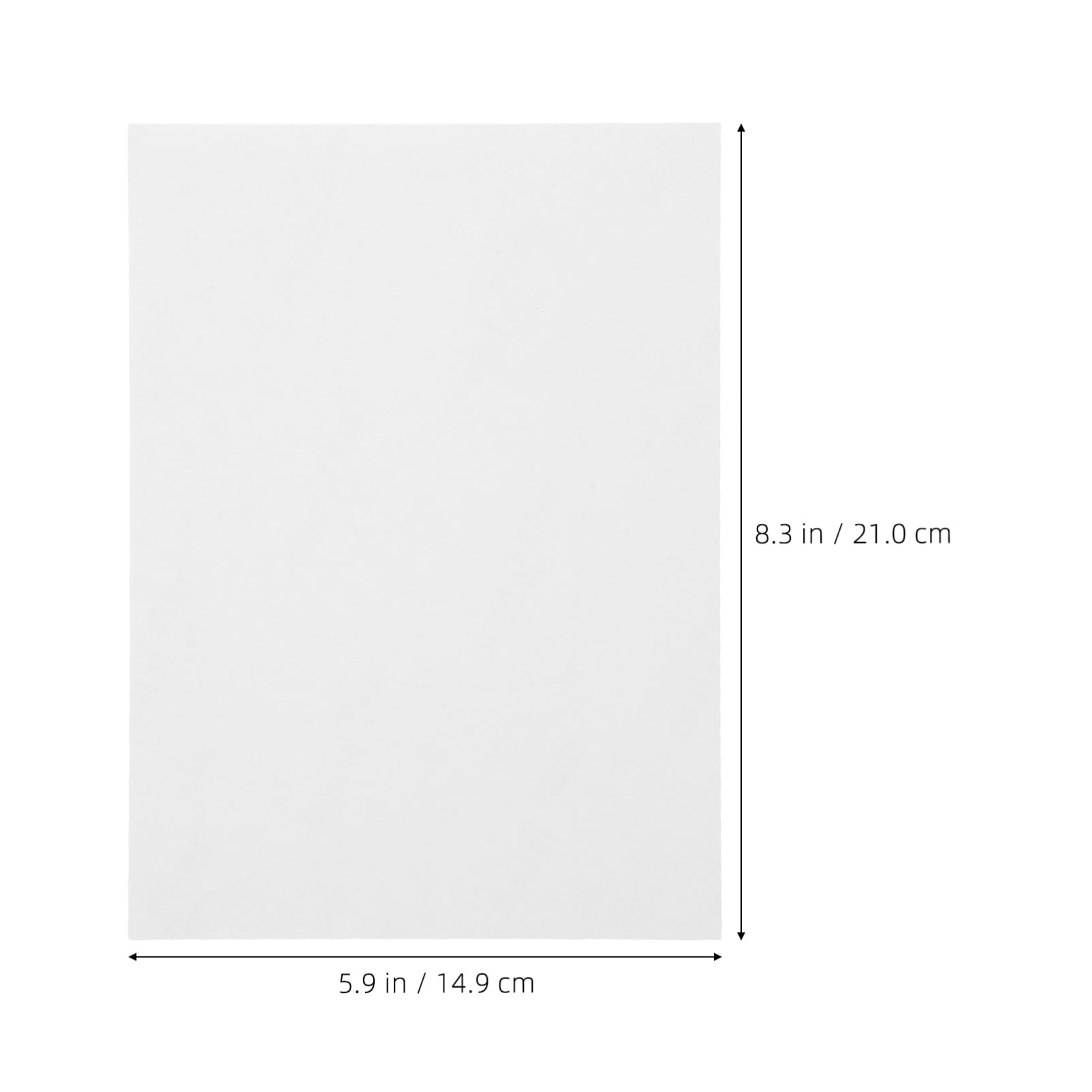 Abaodam Étiquettes Adhésives A5 en Papier Blanc, 150 Pièces, Imprimables et Inscriptibles, Forte Adhérence pour Bureau et Logistique