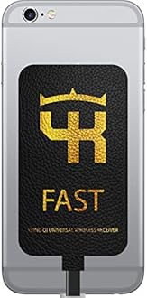 2000 Mah Qi Wireless Charging Receiver for iPhone 6, 6s, 7, and Plus Models - Fast Charger Adapter