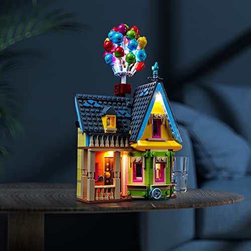 BrickBling Kit de luces para Lego Disney y Pixar Carls Haus 43217, juego de iluminación LED, compatible con Lego Disney y Pixar Up, regalo creativo, versión actualizada