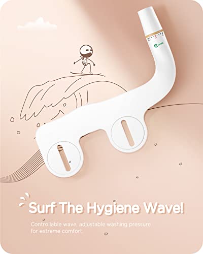 Ciays CIBA03 Bidet Attachment For Toilet Ultra-Slim Bidet Sprayer Non-Electric Dual Nozzle For Feminine/Posterior Wash Bidet Toilet Attachment thumb #1