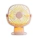 Produktbild NOBLJX LED-Licht-Clip Auf Fan USB wiederaufladbare Portable Desk Fan mit LED-Licht für Home Kitchen Office Computer Table und Outdoor Travel