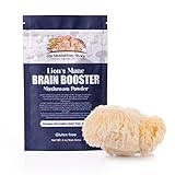 KS Mushroom Store Lion's Mane Mushroom Powder - Mushroom Coffee Alternative 4 Ounces