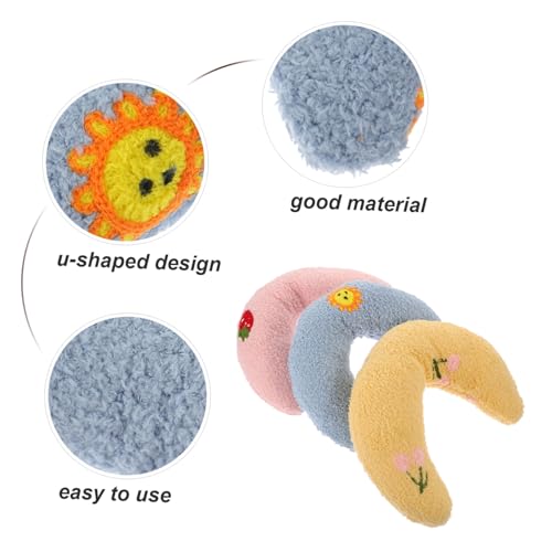 GANAZONO Em Forma De 3 Peças Pequeno Para Proteção Do Pescoço De Gatos Pequeno Em Forma De U Para Ga