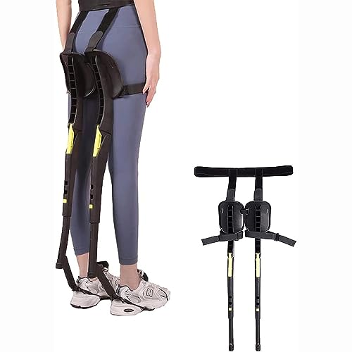 Exoesqueleto portátil silla de pie, altura ajustable, capacidad de 100 kg, ideal para actividades al aire libre como pesca y conciertos