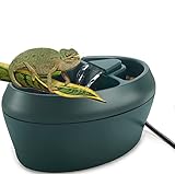 Reptile Chameleon Waterfall Drinking Fountain, Chameleon Water Dripper Food Bowl Water Cantina for Amphibians Insects Lizard Turtle Snake Frog Gecko