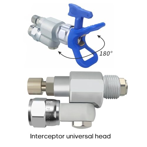 287030/287036 CleanShot Shut-Off Valve Swivel Joint Extension for High Pressure Airless Paint Spray Gun Anti-Spitting Valve Adapter Joint Pole Extensions for Graco Titan Airless Paint Sprayers - Thumbnail 5