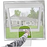 Fácil apertura con cremallera: las mosquiteras para ventana de casa cuentan con una cómoda apertura con cremallera, lo que permite un fácil acceso para abrir y cerrar sin quitar la mosquitera..Este diseño fácil de usar garantiza una ventilación y limpieza sin complicaciones.