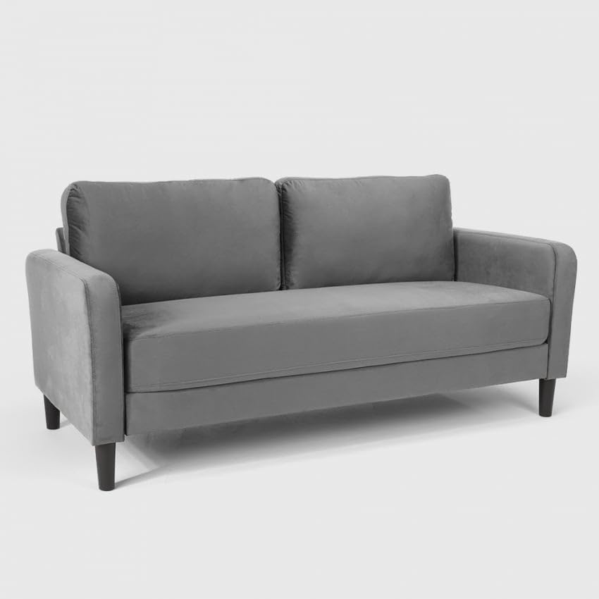 Produce Shop Divano 3 posti Design Moderno per Soggiorno e salotti in Tessuto Portland - Grigio