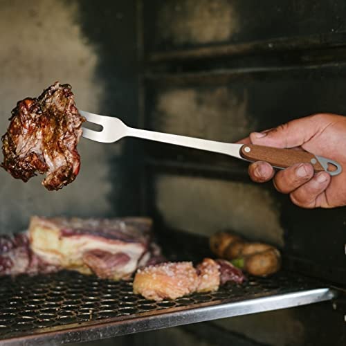 Cand Two Prong Fork, Stainless Steel Cook Forks Meat Fork, 13.8" BBQ Fork