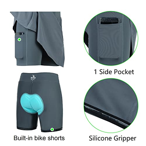 Image of Beroy Women's Triathlon Shorts with 3D Gel Padded, Cycling and Spinning Pants.