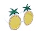 Produktbild LUOEM Ananas Brillen Neuheit Brillen Sonnenbrillen Hawaii Luau Party Supplies Sommer Tropical Beach Party Dekoration (gelb)