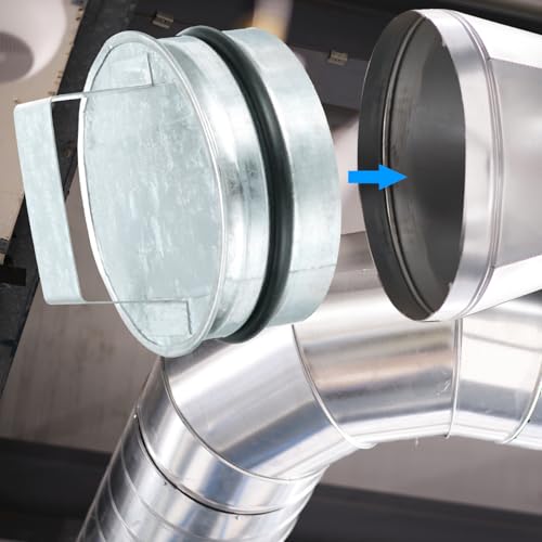 Bouchon en acier galvanisé durable pour système de ventilation - 5