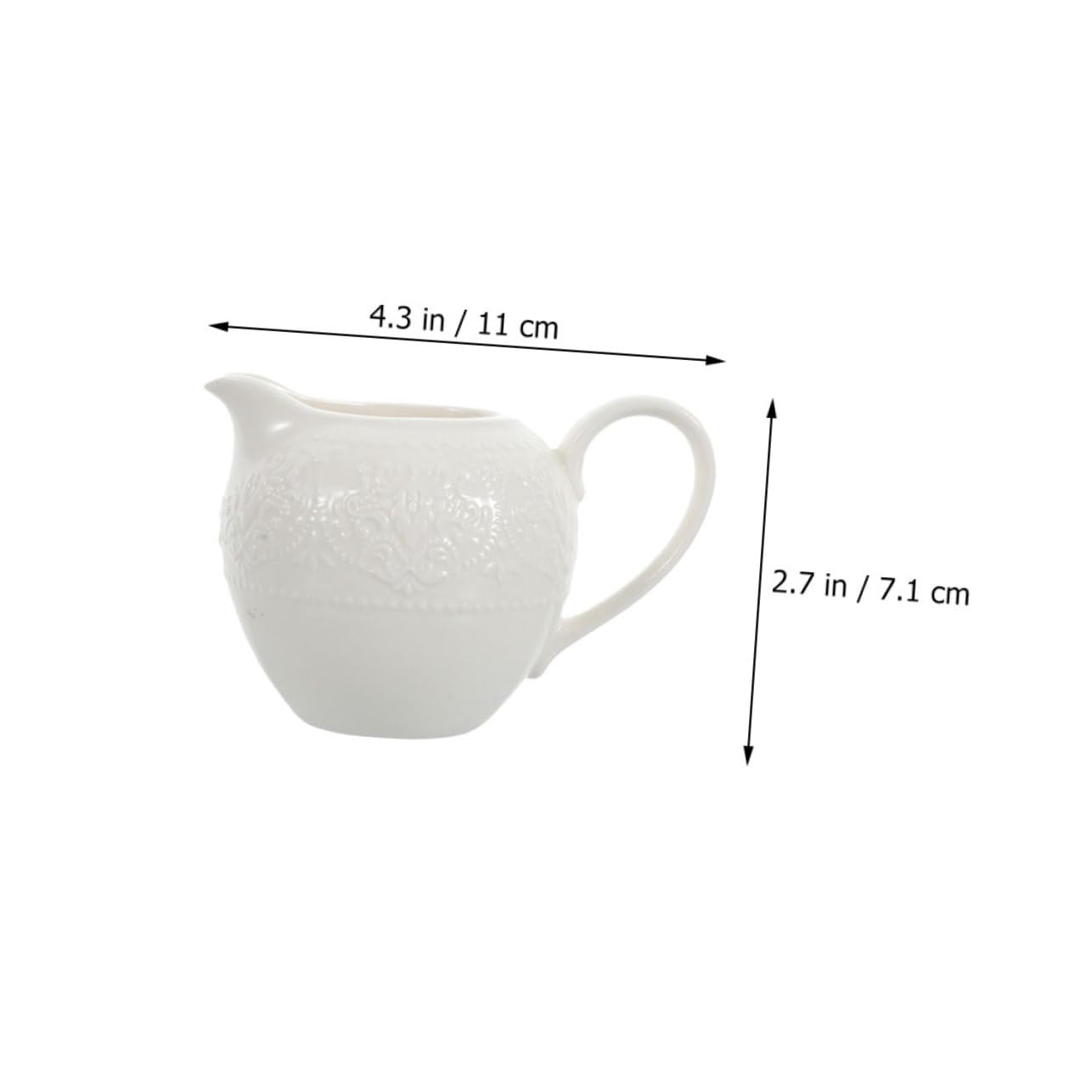 Juego de Azucarero y Jarra de Leche de Cerámica Ecológica Diseño en Relieve, 2 Piezas, Resistente al Calor, Apto para Cocina y Restaurante, Contenedores Versátiles para Café