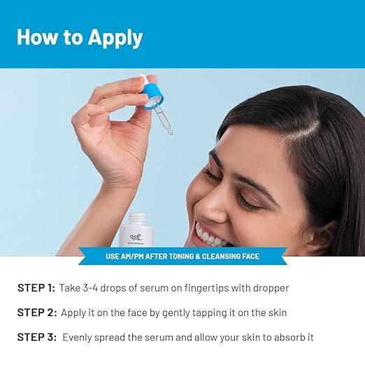 Miniatura 5 de Ácido hialurónico con suero facial hidratante de niacinamida al 10%, para piel seca, normal y grasa, atrapa la humedad para una piel hidratada y