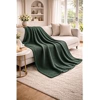 Coperta Plaid BOSALONI HOME Paris Collection 200x150 Cm – Pile Morbido E Leggero Per Divano E Letto, Design Moderno (Grigio)