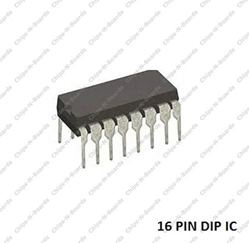 Pack of 5 CD4519 Original Quad AND/OR Select Gate ICs (DIP Package) - Flexible Logic Control for Complex Systems By TPS