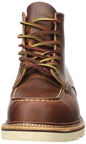 Heritage Men's Classic 1907 6-Inch Moc Toe Boot,Copper Rough & Tough,7.5 D US2