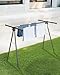 JS HANGER A Shape Clothes Drying Rack Folding Outdoor Clothesline, Heavy Duty Stainless Steel Laundry Drying Rack, Foldable Portable Clothing Dryer 46 Feet