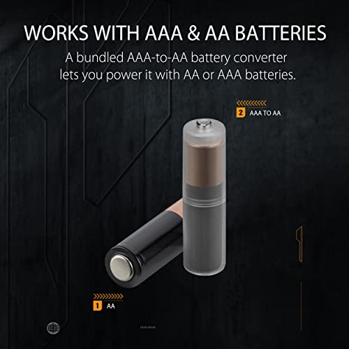 ASUS TUF Gaming M4 Wireless optische Gaming-Maus (kabellos, beidhändig, 12.000 DPI-Sensor, DPI-Taste, Aura Sync, sechs programmierbare Tasten), schwarz – Bild 6