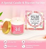 40th Birthday Gifts for Women, Happy 40th Birthday Basket Gifts Idea Box for Best Friends Female Mum Wife Sister Aunt Her Girlfriend Coworker Bestie - Image 5