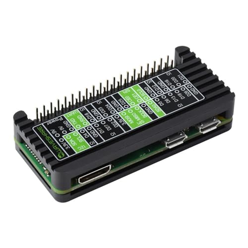 TUOPUONE �A���~�j�E�������ی�P�[�X Raspberry Pi Zero �V���[�Y�ƌ݊��� Zero/Zero 2 �ɓK�� �J���t���� GPIO ���x�����t��